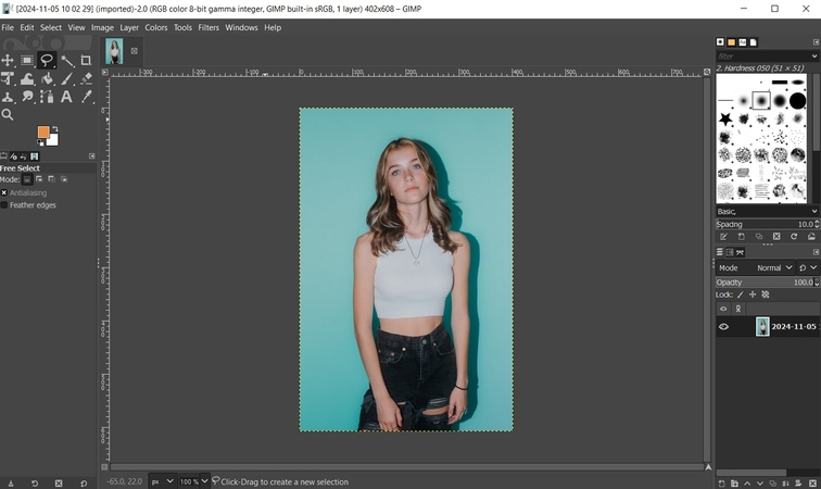 gimp photo enhancement