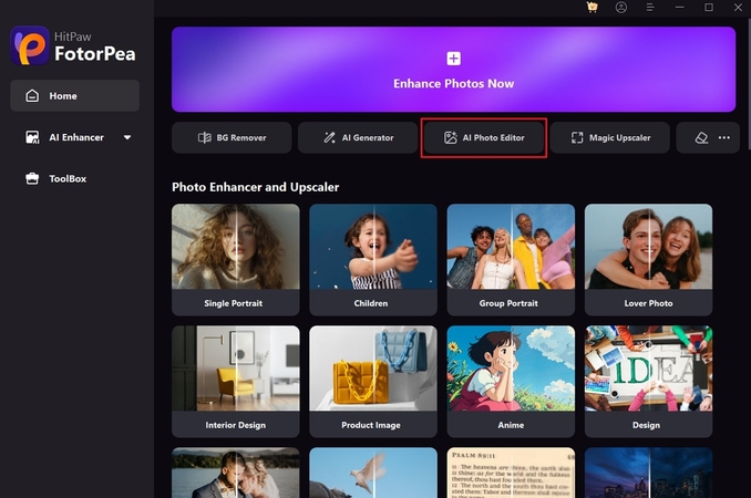 access ai photo editor fotorpea