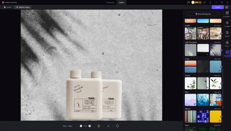 image background color changer