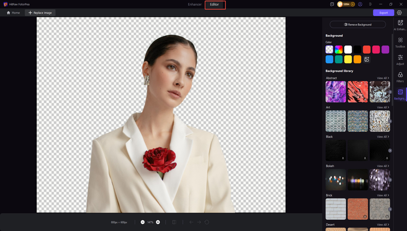 image background color changer