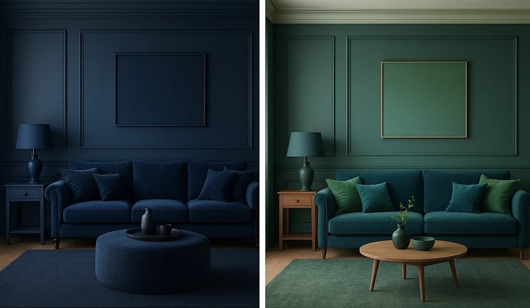 combinations navy blue stands out