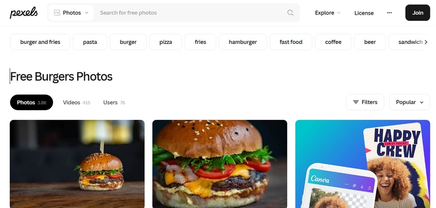 free stock photography sites pexels