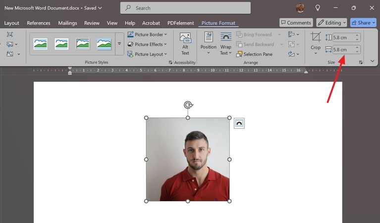 Configurar medidas para foto 2x2 en Word