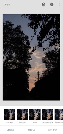 snapseed smartphone photoshoot edit