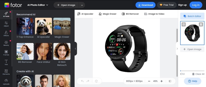 fotor smartwatch photography