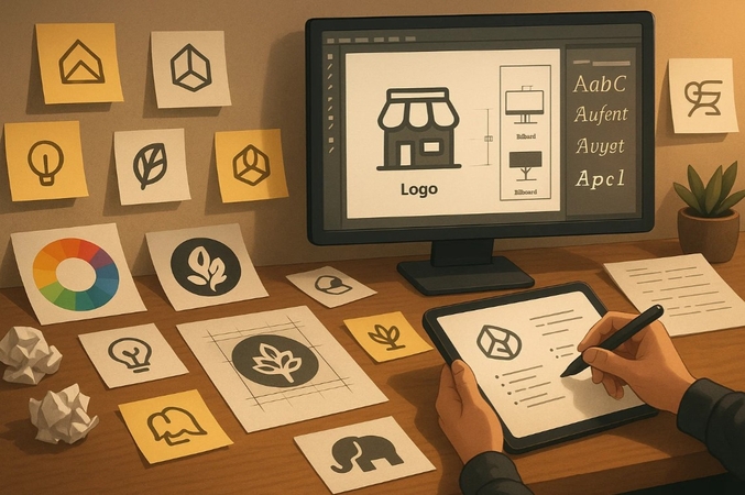 all type logo design creation tips