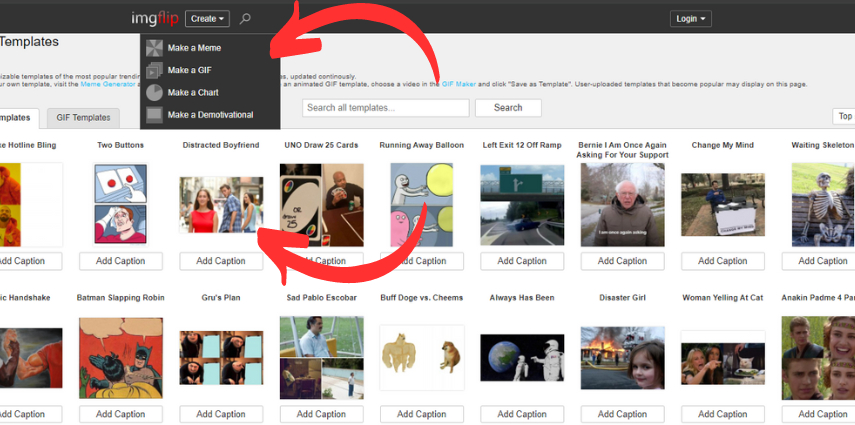 générateur de mèmes imgflip