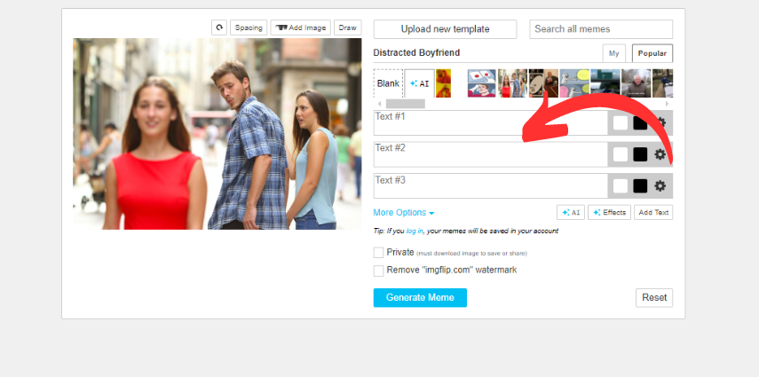 générateur de mèmes imgflip