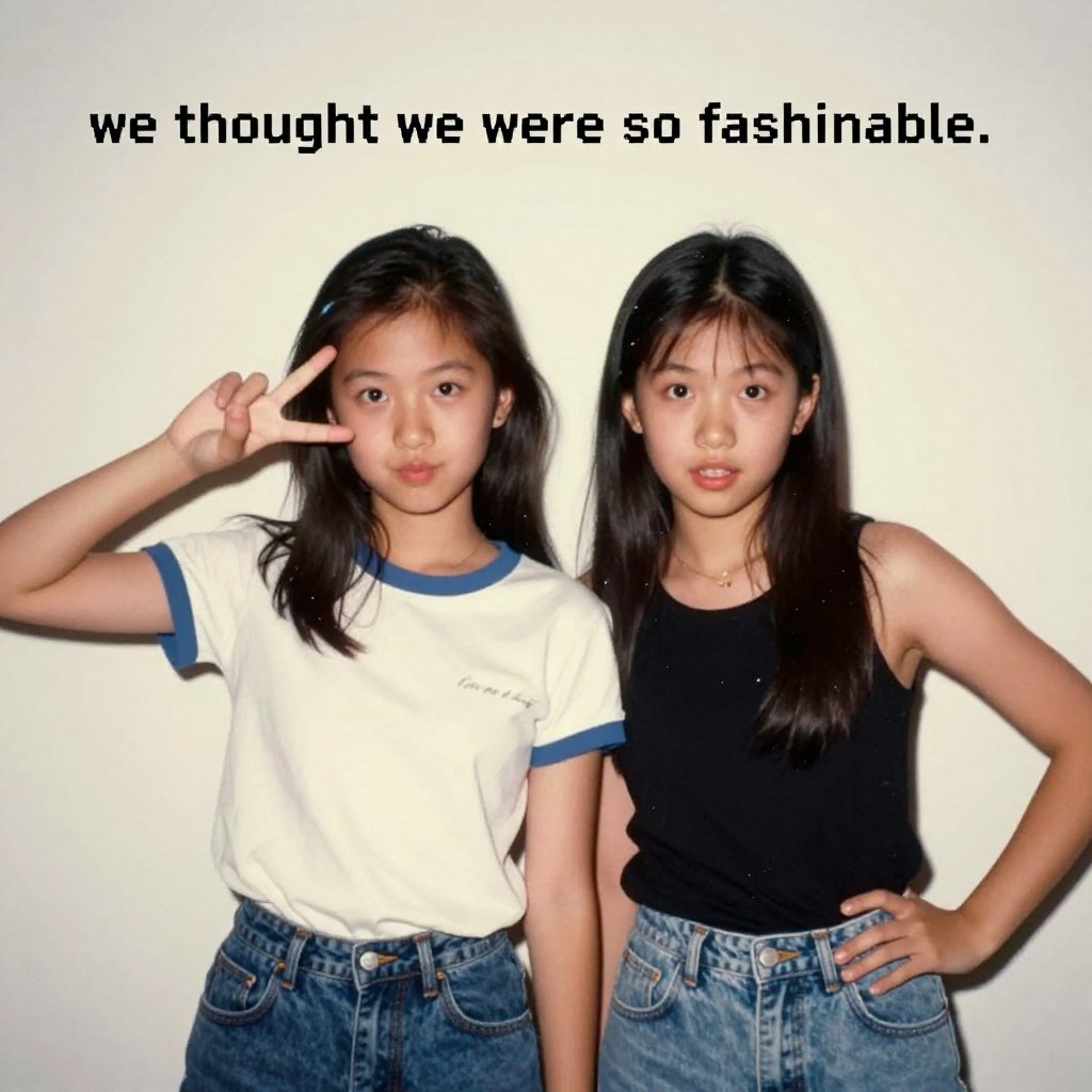 throwback sister captions vintage film nostalgia style