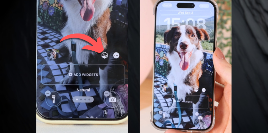 editing lock screen iphone spatial wallpaper