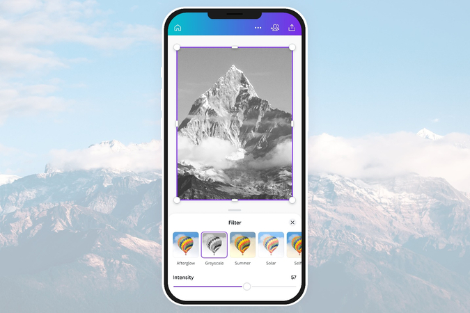 overlay photos on iphone