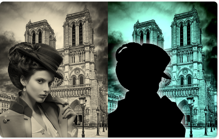 overlay photos on iphone