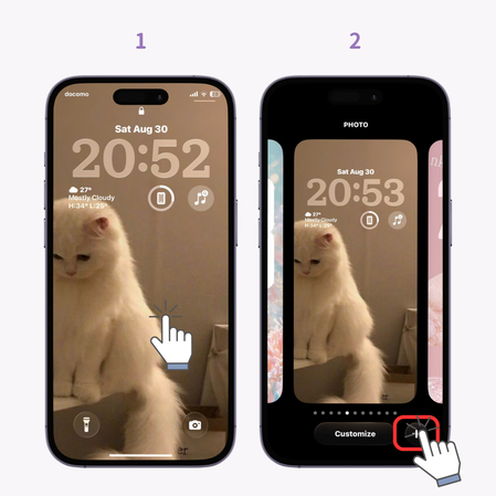 steps to set ios 26 wallpaper