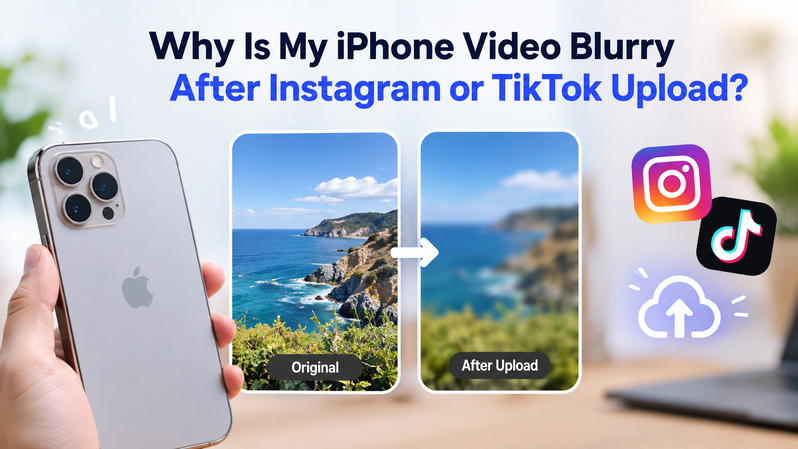 blurry social media videos from iPhone