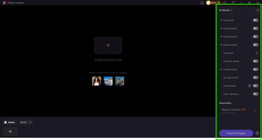 use these ai models in editing your photos