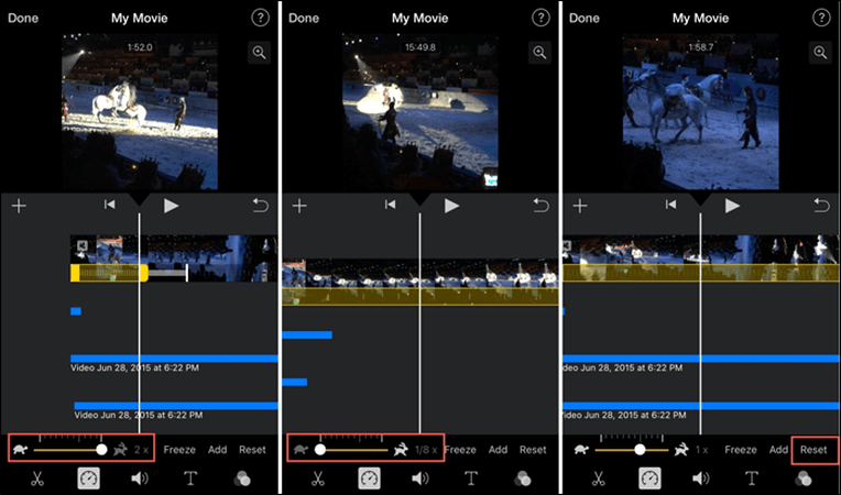 adjust video playback speed