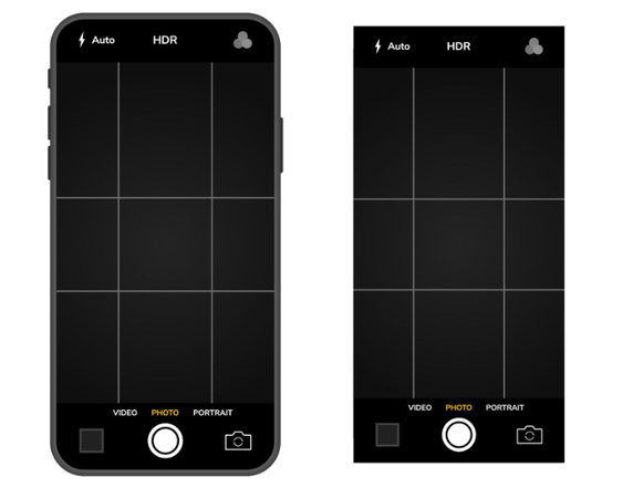 Selecting Portrait mode on iPhone 18 Pro camera control bar