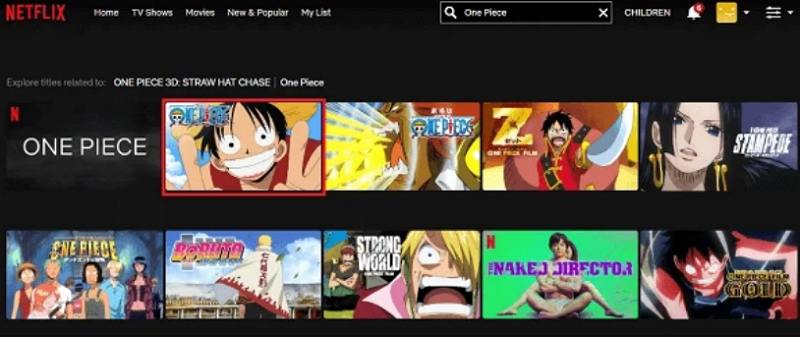 watch one piece on netflix