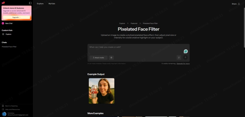 kapwing pixelate filter
