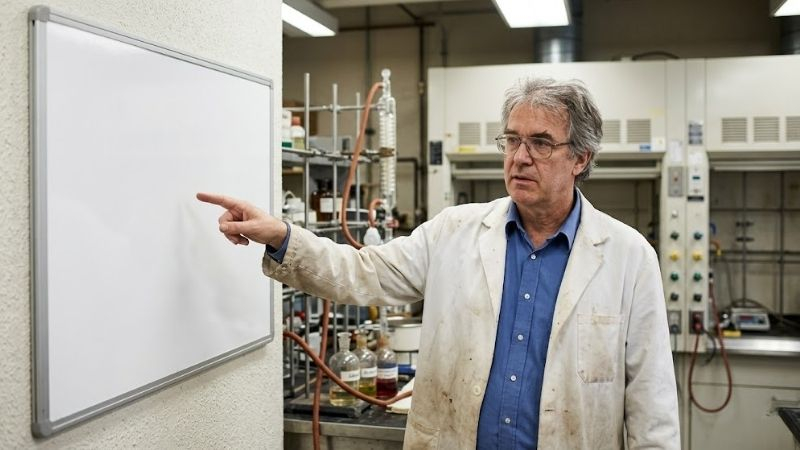 classic pointing scientist meme template blank