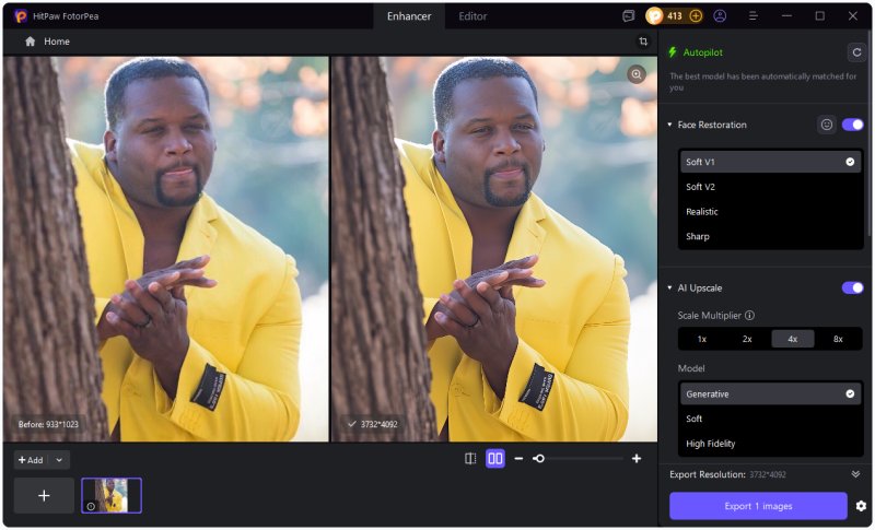 enhance black guy behind tree meme