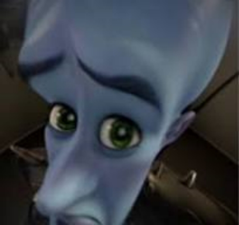 megamind peeking through peephole meme