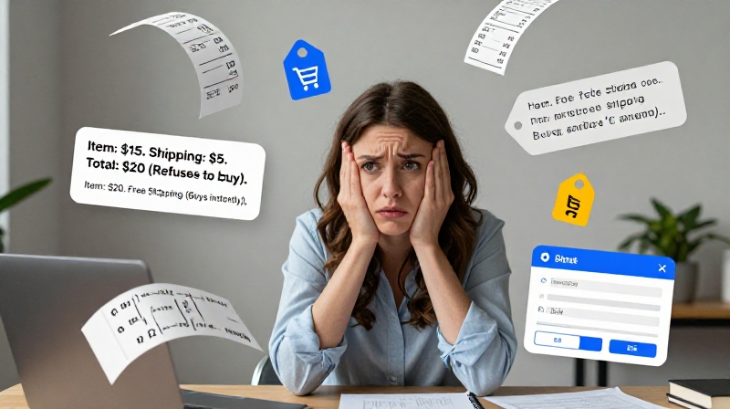 online shopping confused lady meme