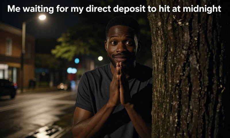 pay day black guy behind tree meme