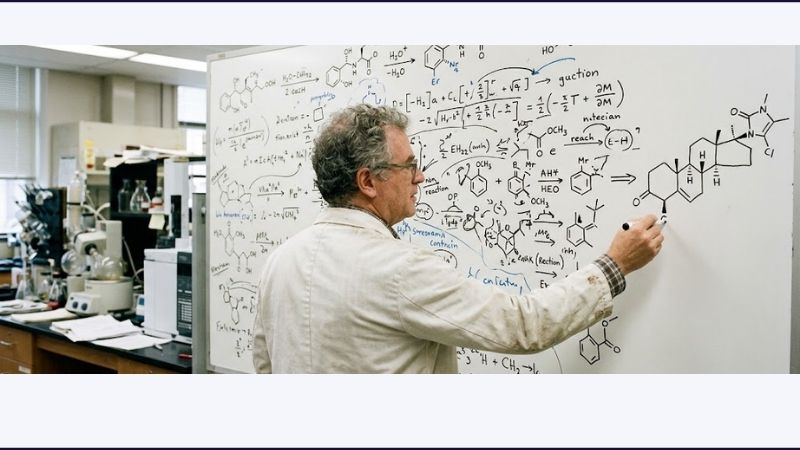 scientist meme whiteboard explanation template