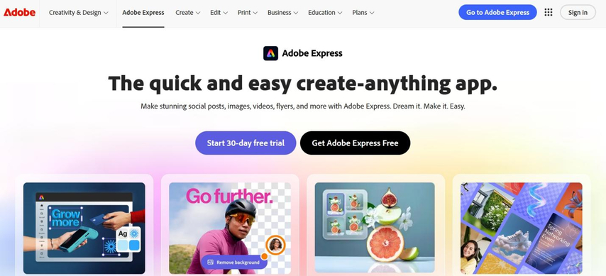 adobe express professional AI mothers day card