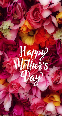 aesthetic floral Mother's Day wallpaper iphone