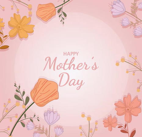 aesthetic floral Mother's Day wallpaper