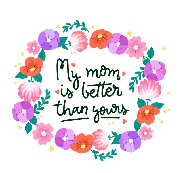 warm hearted happy mothers day image