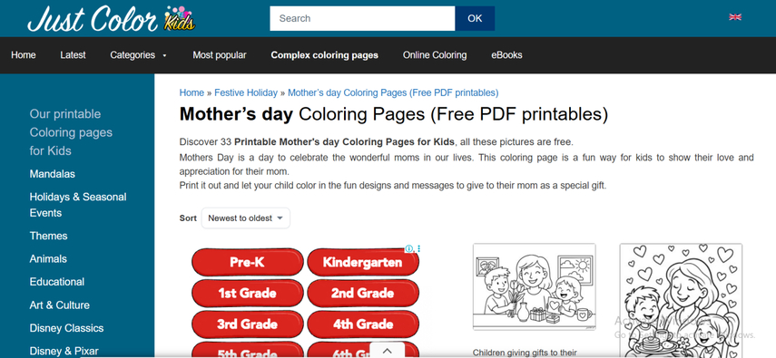 detailed mothers day coloring pages for teens and adults