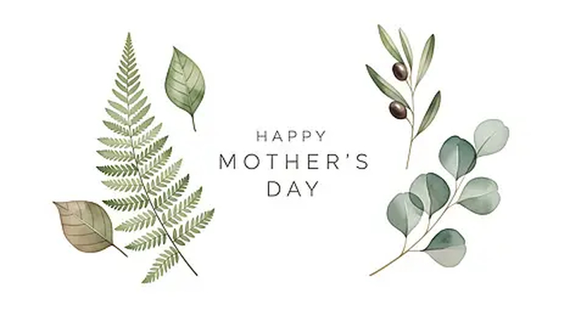minimal, elegant Mother's Day background wallpaper