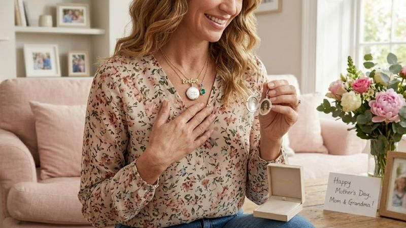 mothers day necklace gift ideas for mom