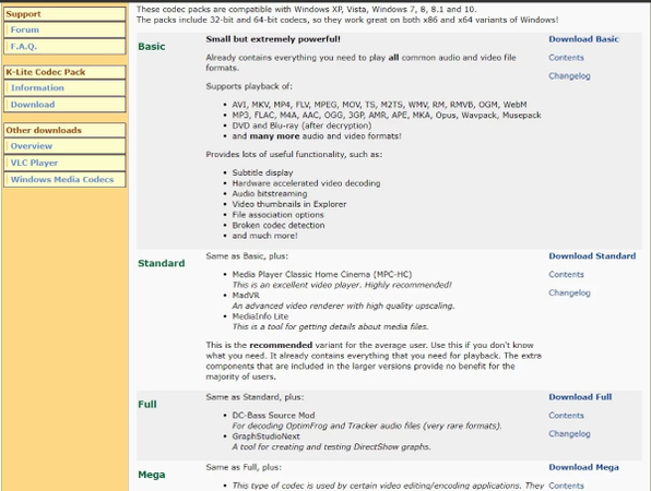 reproduzir arquivos mov sem problemas com pacotes de codecs