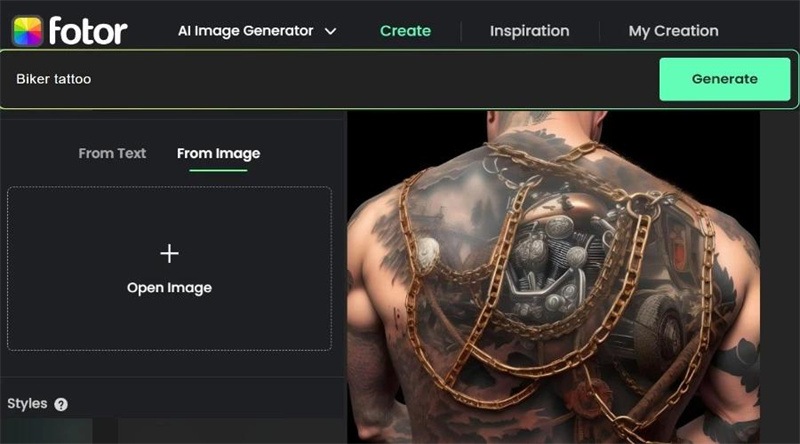 AI Art Generator: February, May, September, October birth flower tattoo