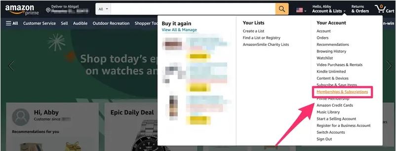كيفية إلغاء اشتراك Amazon Music