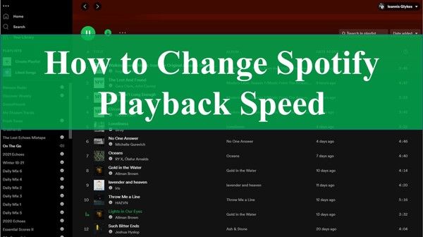 How to Change Spotify Playback Speed