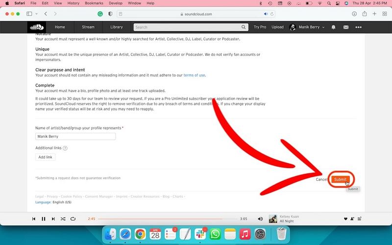 como ser verificado en soundcloud reddit