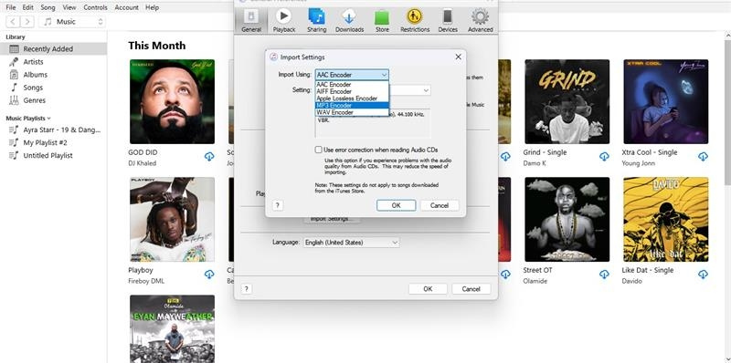 agregar lista de reproducción de itunes a spotify