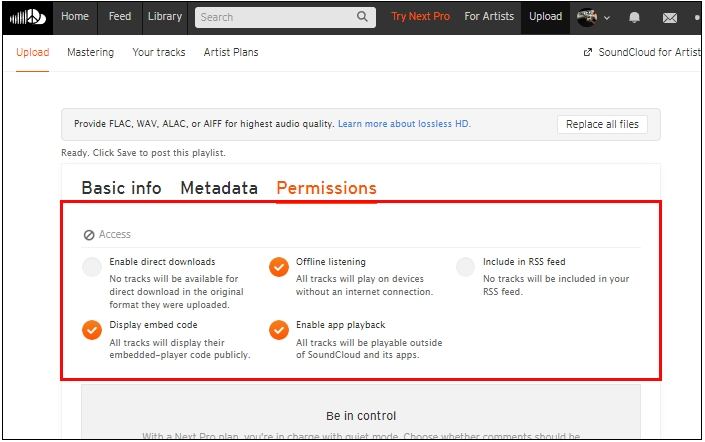 how to make an album on soundcloud