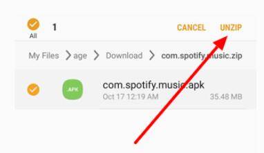 ouvrir spotify premium apk