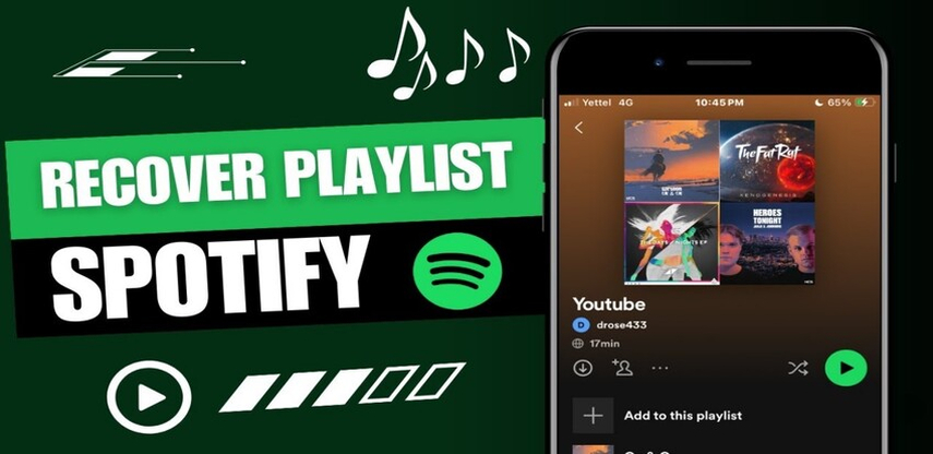 Restaurer des Playlists Spotify supprimées sur Spotify