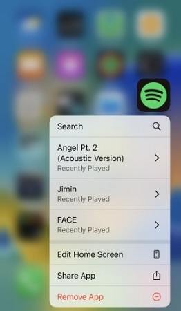 remove spotify on lock screen iphone