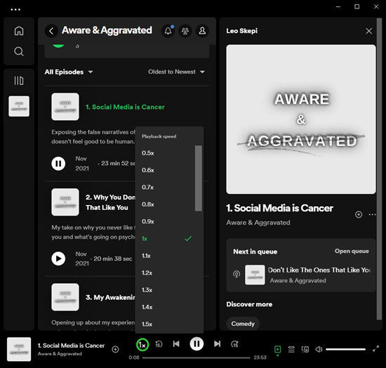 How To Change Spotify Playback Speed On Phone Computer