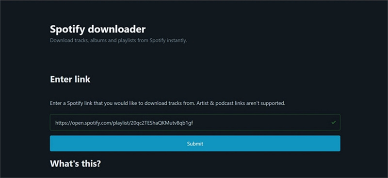 Spotify album hot sale downloader online