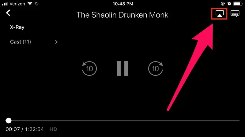 애플 TV의 에어플레이 아마존 프라임 비디오