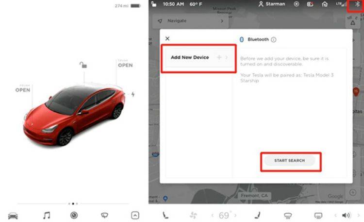 apple music on tesla model 3